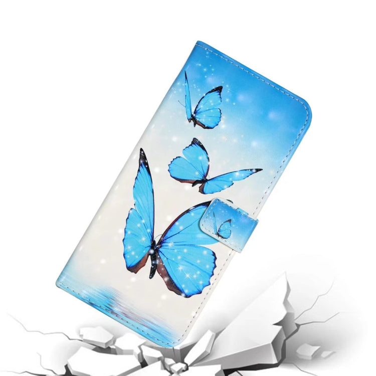 For Samsung Galaxy S25 5G Oil Embossed 3D Drawing Leather Phone Case(3 Butterflies) - Galaxy S25 5G Cases by PMC TechLife | Online Shopping South Africa | PMC TechLife | Buy Now Pay Later Mobicred