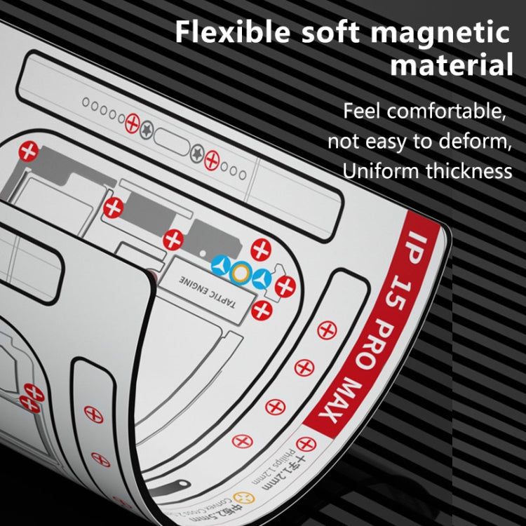 For iPhone 13 Pro Max MaAnt Double-sided Screw Positioning Flexible Soft Magnetic Pad - free shipping - PMC TechLife - Order now!