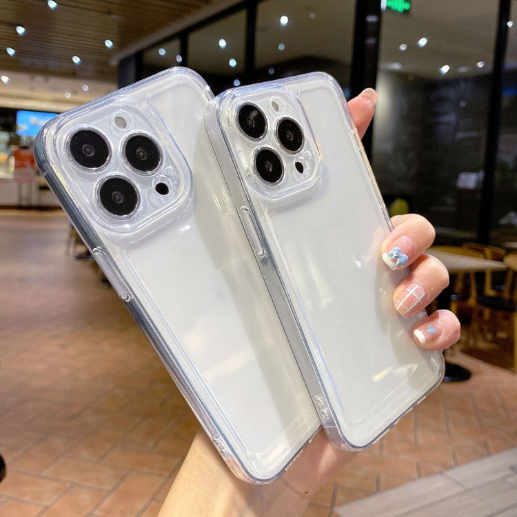 For iPhone 16e Space TPU Shockproof Phone Case(Transparent) - iPhone 16e Cases by PMC TechLife | Online Shopping South Africa | PMC TechLife | Buy Now Pay Later Mobicred