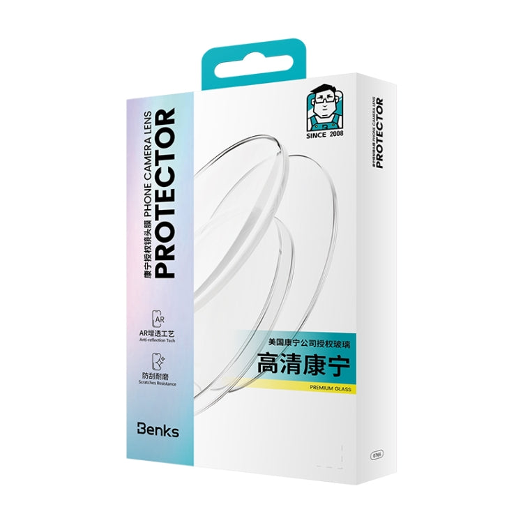 For iPhone 16 Pro Max Benks King Kong Series Corning Single Metal Lens Protective Film(Black) - free shipping - PMC Jewellery - Order now!