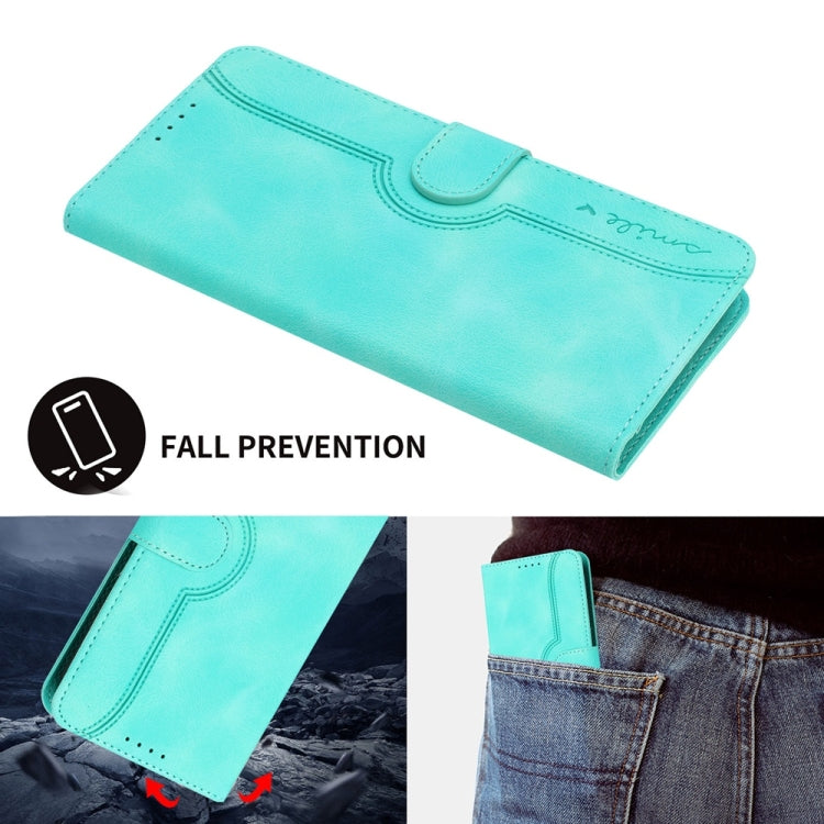For Samsung Galaxy S25 Ultra 5G Heart Pattern Skin Feel Leather Phone Case(Light Blue) - Galaxy S25 Ultra 5G Cases by PMC Jewellery | Online Shopping South Africa | PMC Jewellery | Buy Now Pay Later Mobicred