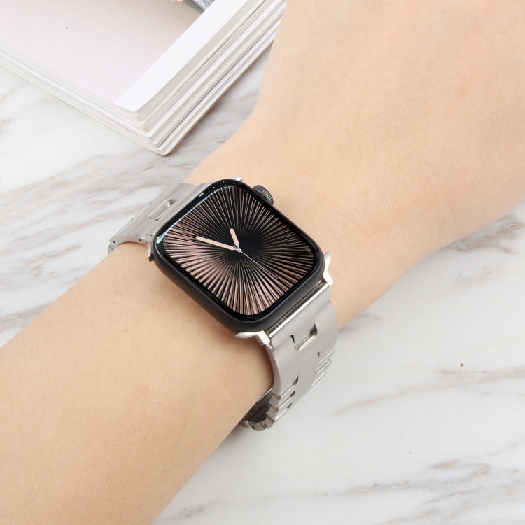 For Apple Watch 42mm / 41mm / 40mm / 38mm Quick Release Stainless Steel Watch Band(Silver) - free shipping - PMC TechLife - Order now!