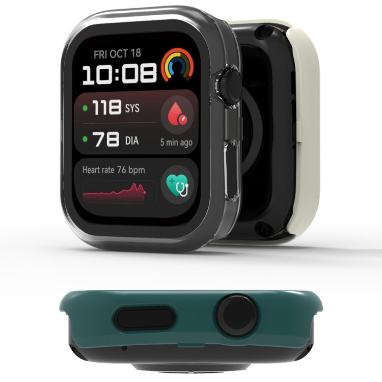 For Huawei Watch D2 Tempered Glass Film Integrated PC Watch Protective Case(Transparent) - Watch Cases by PMC TechLife | Online Shopping South Africa | PMC TechLife | Buy Now Pay Later Mobicred