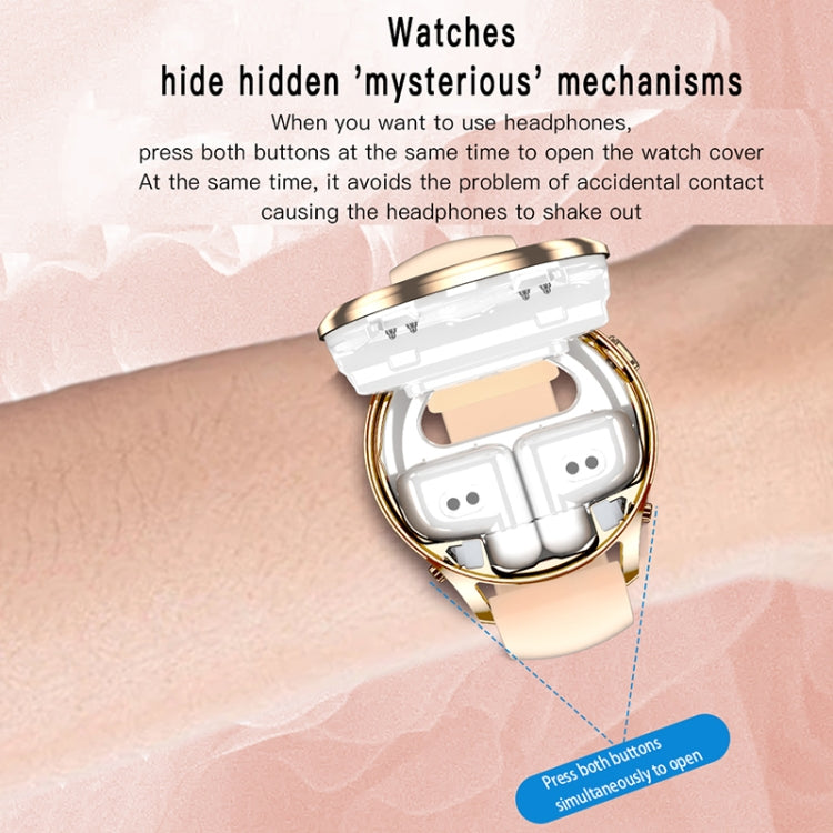 X17 mini 1.27 inch IP67 Waterproof 2 in 1 Bluetooth Earphone Smart Watch(Black) - free shipping - PMC TechLife - Order now!