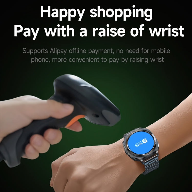 ET492 1.43 inch AMOLED Screen Silicone Strap Smart Watch Supports ECG/Blood Sugar Monitoring(Blue) - Smart Watches by PMC TechLife | Online Shopping South Africa | PMC TechLife | Buy Now Pay Later Mobicred