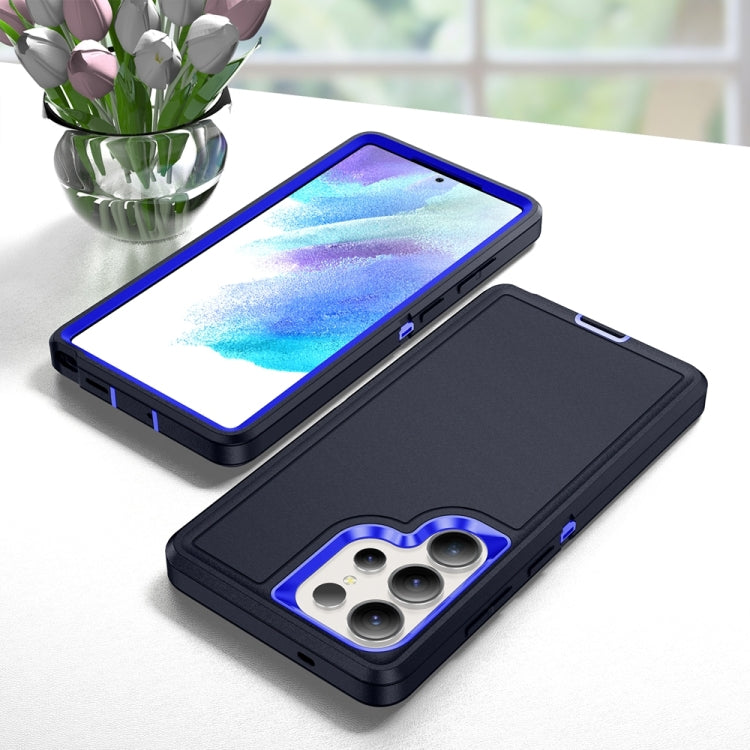 For Samsung Galaxy S25 Ultra 5G Life Waterproof Rugged Phone Case(Dark Blue + Royal Blue) - Galaxy S25 Ultra 5G Cases by PMC TechLife | Online Shopping South Africa | PMC TechLife | Buy Now Pay Later Mobicred