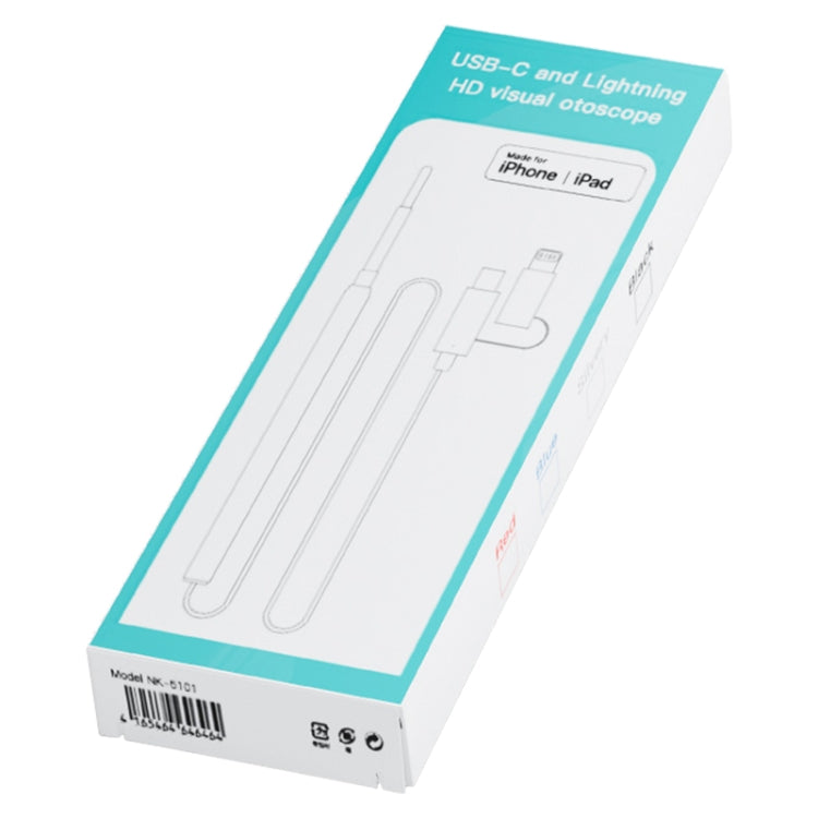 NK-5101 HD Smart Visual Ear Spoon(Black + White) - free shipping - PMC TechLife - Order now!