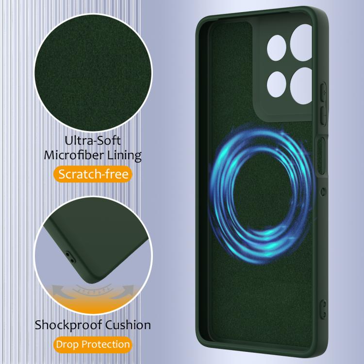 For Motorola Moto G Power 2025 Shockproof Silicone Magsafe Phone Case(Dark Green) - free shipping - PMC TechLife - Order now!