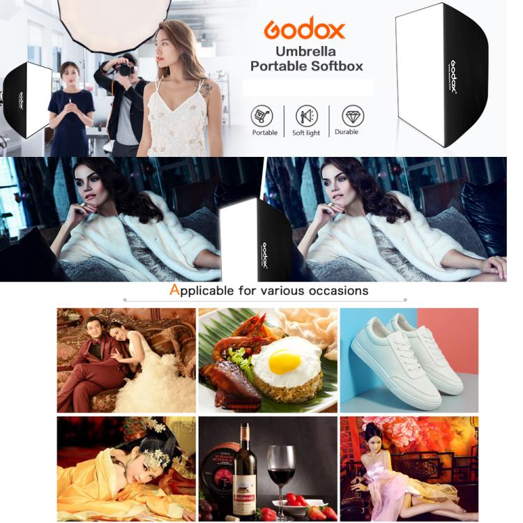 Godox UB Series Four Corner Umbrella Softbox, Size:70 x 70cm - free shipping - PMC TechLife - Order now!