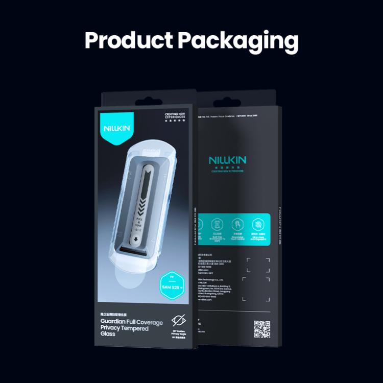 For Samsung Galaxy S25+ 5G NILLKIN Guardian Full Coverage Privacy Tempered Glass Film - free shipping - PMc TechLife - Order now!