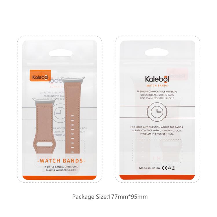 For Samsung Galaxy Watch Ultra 47mm Kalebol Genuine Leather Watch Band(Black) - free shipping - PMc TechLife - Order now!