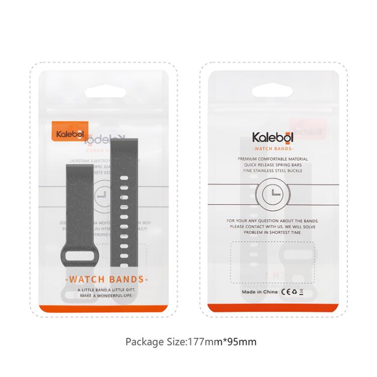 18mm Kalebol Leopard Print Butterfly Buckle Silicone Watch Band(Starlight) - free shipping - PMc TechLife - Order now!