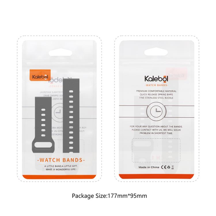 20mm Kalebol Dot Studded Buckle Silicone Watch Band(Teal) - free shipping - PMc TechLife - Order now!