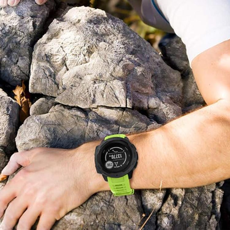 For Garmin QuickFit 20mm Kalebol Ladder Silicone Watch Band(White) - Watch Bands by Kalebol | Online Shopping South Africa | PMc TechLife | Buy Now Pay Later Mobicred