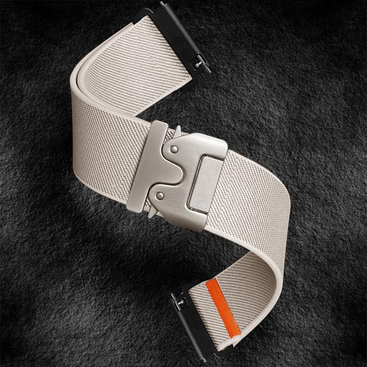22mm Parachute Buckle Elastic Nylon Watch Band(Smoky Purple) - 22mm Bands by PMc TechLife | Online Shopping South Africa | PMc TechLife | Buy Now Pay Later Mobicred