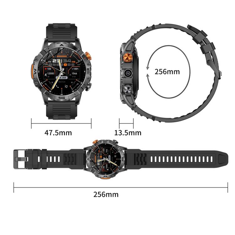 BH11 4G LTE Android 8.1 Smart Watch, 2GB+16GB, Unisoc 8541 Quad Core, Support Heart Rate / Blood Oxygen(Black Silicone) - free shipping - PMC TechLife - Order now!