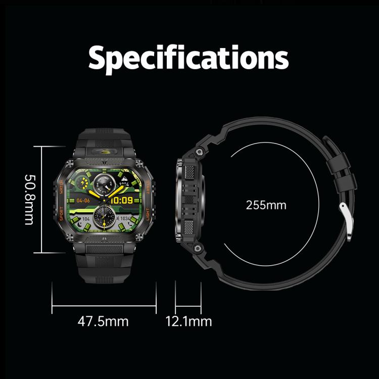 HT34 1.75 inch IPS Screen 3ATM Outdoor Sports BT Smart Watch(Blue) - Smart Watches by PMC TechLife | Online Shopping South Africa | PMC TechLife | Buy Now Pay Later Mobicred