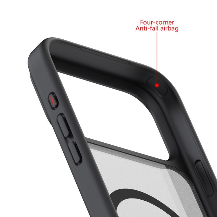 For iPhone 17 Kalebol MagSafe Invisible Tilt Holder PC Hybrid TPU Case(Black) - iPhone 17 Cases by Kalebol | Online Shopping South Africa | PMC TechLife | Buy Now Pay Later Mobicred