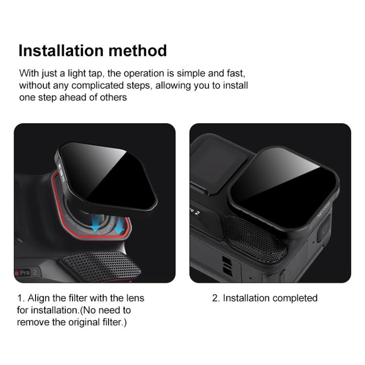 For Insta360 Ace Pro 2 Camera Lens Filter, Filter:ND8 - free shipping - PMC TechLife - Order now!