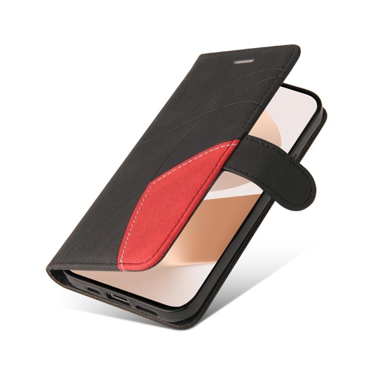 For Huawei Pura 80 5G Dual-color Splicing Flip Leather Phone Case(Black) - free shipping - PMC TechLife - Order now!