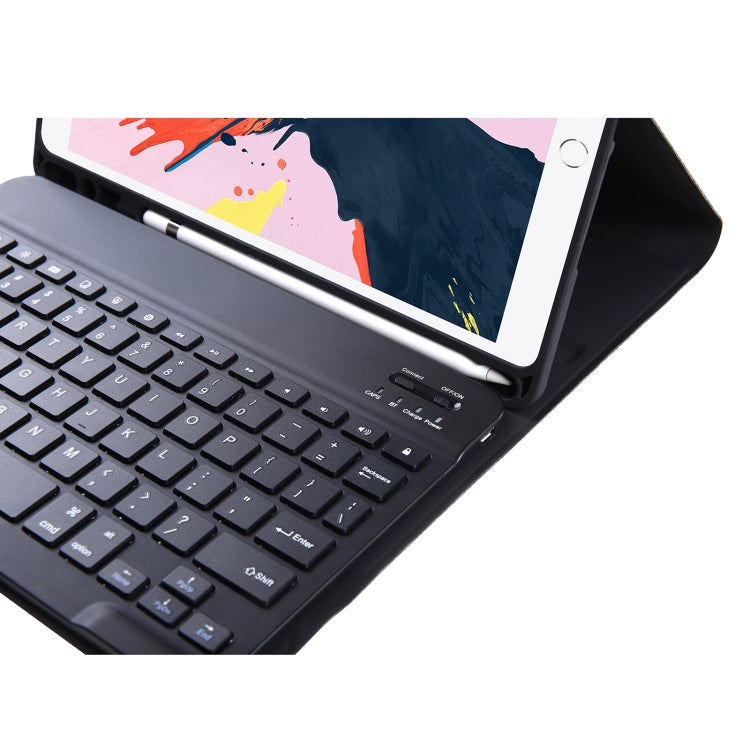 T098B Integrated Ultra-thin Candy Colors Bluetooth Keyboard Tablet Case for iPad Air 11 2024 / 2025 / Air 4 10.9 inch 2020, with Stand & Pen Slot(Black) - For iPad Air by PMC Jewellery | Online Shopping South Africa | PMC Jewellery | Buy Now Pay Later Mobicred