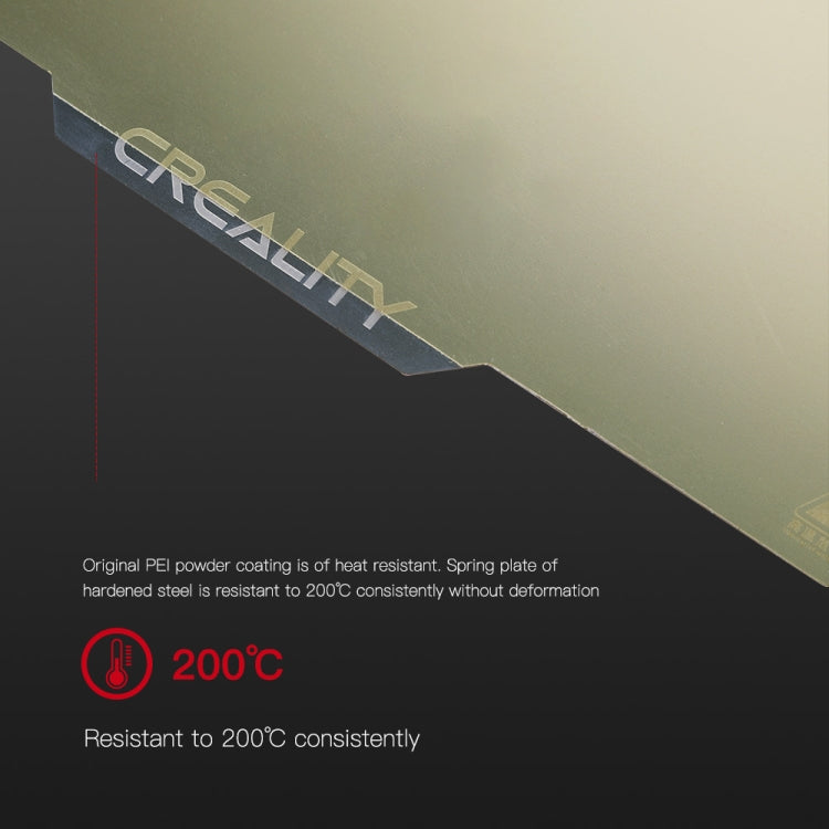 Creality PEI Priting Plate Double-sided PEI Spring Steel Sheet with Magnetic Base for Ender-3 3D Printer Part - free shipping - PMC Jewellery - Order now!