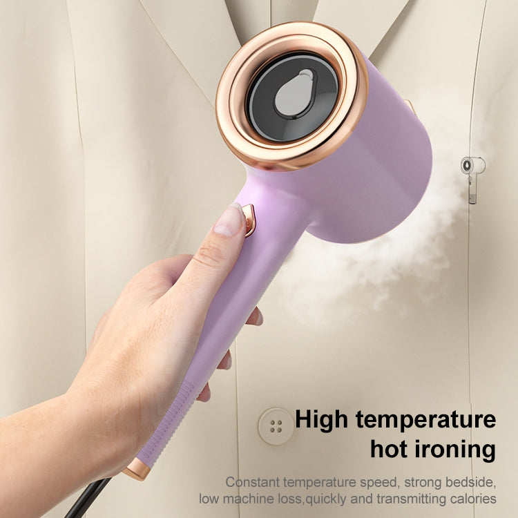GT-01 33W Handheld Garment Steamer Electric Iron, US Plug (Light Purple) - free shipping - PMC TechLife - Order now!