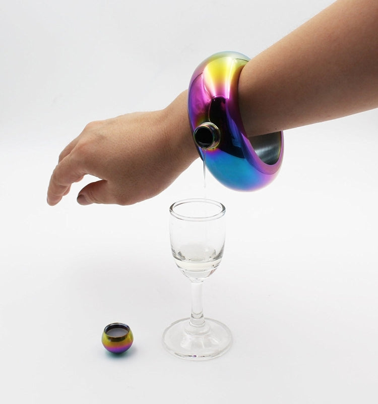 Fashion Creative 100ML Thickened Stainless Steel Bracelet Jug 3.5 Oz,Random Color Delivery - Gadgets by PMC TechLife | Online Shopping South Africa | PMC TechLife | Buy Now Pay Later Mobicred