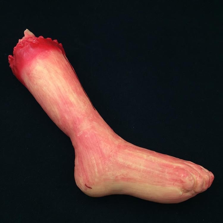 42cm Halloween Horror Props April Fool Day Party Prop Body Parts Decoration Long Bloody Foot - Halloween Prop Decorations by PMC TechLife | Online Shopping South Africa | PMC TechLife | Buy Now Pay Later Mobicred