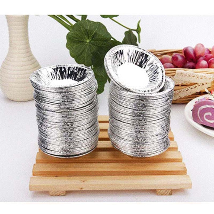 100pcs / Pack Aluminum Foil Egg Tart Cup Cake Holder, Size: 7.5 x 4 x 2cm - Food Molds by PMC TechLife | Online Shopping South Africa | PMC TechLife | Buy Now Pay Later Mobicred