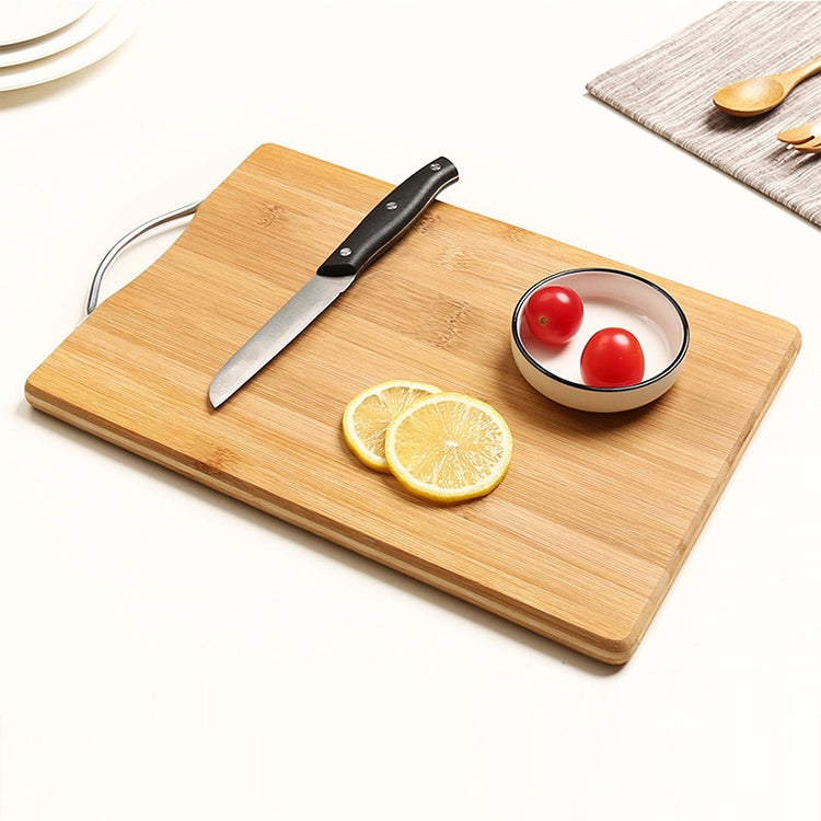 Kitchen Rectangular Bamboo Chopping Block Thickening Cutting Board, Size: 34cm x 24cm - Cutting Boards by PMC TechLife | Online Shopping South Africa | PMC TechLife | Buy Now Pay Later Mobicred