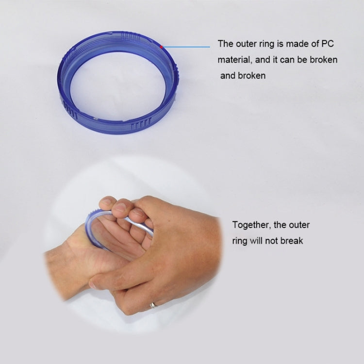 PC Negative Ions Shower Head, Size: Small, Interface: 2cm(Transparent) - Shower Head by PMC TechLife | Online Shopping South Africa | PMC TechLife | Buy Now Pay Later Mobicred