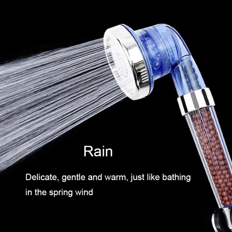 3 Settings Adjustable PC Negative Ions Shower Head, Size: Large, Interface: 2cm(Blue) - Shower Head by PMC TechLife | Online Shopping South Africa | PMC TechLife | Buy Now Pay Later Mobicred
