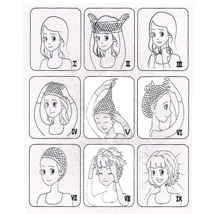 T191006 European and American Wig Headgear with Short and Small Curly Hair for Women (Black) - free shipping - PMC TechLife - Order now!