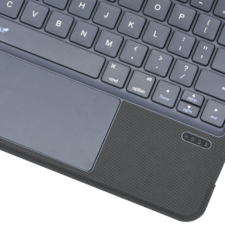 P3125-6 Grid Bluetooth Keyboard Leather Case with Touch Pad For iPad Air 11 2024 / Air 5 10.9 2022 / Air 4 10.9 2020 / iPad Pro 11 2021/2020/2018(Black) - free shipping - PMC TechLife - Order now!