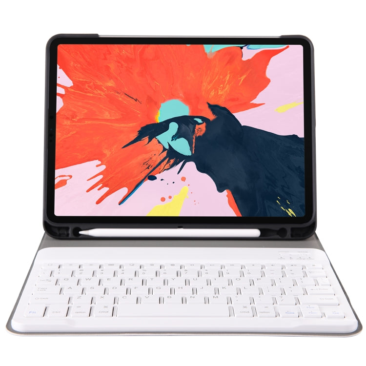 A11B Bluetooth 3.0 Ultra-thin ABS Detachable Bluetooth Keyboard Leather Tablet Case for iPad Air 4 / Air 5 / Pro 11 inch 2022 / 2021 / 2020 / 2018, with Pen Slot & Holder (Gold) - For iPad Pro by PMC Jewellery | Online Shopping South Africa | PMC Jewellery | Buy Now Pay Later Mobicred