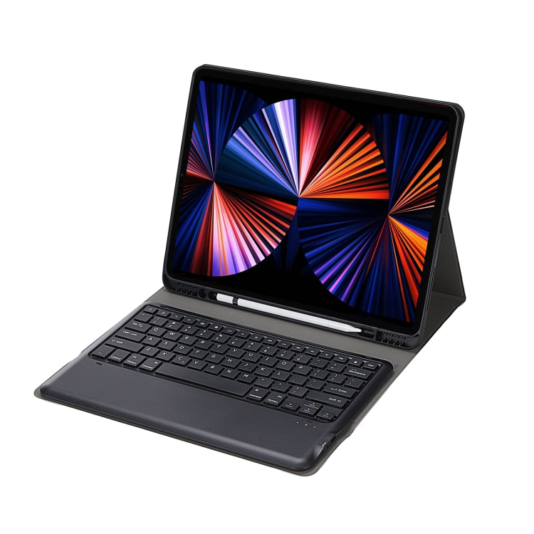 A12B Bluetooth 3.0 Ultra-thin Detachable Bluetooth Keyboard Leather Tablet Case for iPad Air 13 2024 / 2025 / Pro 12.9 inch 2022 / 2021 / 2020 / 2018, with Pen Slot & Holder(Gold) - For iPad Pro by PMC Jewellery | Online Shopping South Africa | PMC Jewellery | Buy Now Pay Later Mobicred