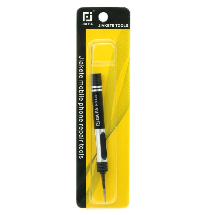 JIAFA JF-608-2.5 Hollow Cross Tip 2.5 Middle Bezel Repair Screwdriver (Black) - free shipping - PMC TechLife - Order now!