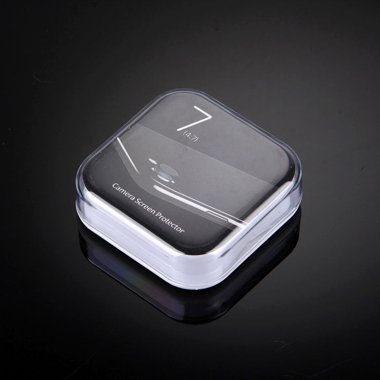 For iPhone 7 Circular Rear Camera Lens Protector Tempered Glass Protective Film - iPhone 8 & 7 Tempered Glass by DIYLooks | Online Shopping South Africa | PMC TechLife