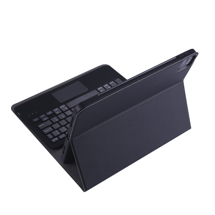A11B-A Ultra-thin ABS Detachable Bluetooth Keyboard Tablet Case with Touchpad & Pen Slot & Holder for iPad Pro 11 2022 / 2021 / Air 5 / Air 4 (Black) - For iPad Pro by PMC TechLife | Online Shopping South Africa | PMC TechLife | Buy Now Pay Later Mobicred