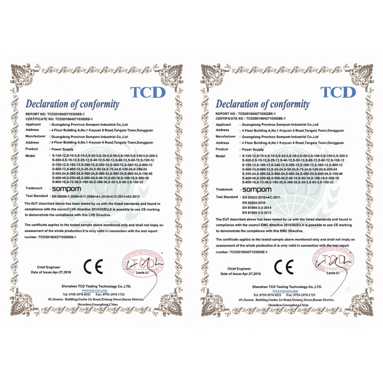 SOMPOM S-360-12 360W 12V 30A Iron Shell Driver LED Light Strip Lighting Monitor Power Supply - free shipping - PMc TechLife - Order now!