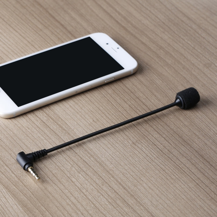 BOYA BY-UM4 3.5mm Interface Plug Live Show Omni-directional Condenser Mic Mini Flexible Microphone for iPhone, Galaxy, Huawei, LG and other Smartphones(Black) - Camera Microphone by BOYA | Online Shopping South Africa | PMC TechLife | Buy Now Pay Later Mobicred
