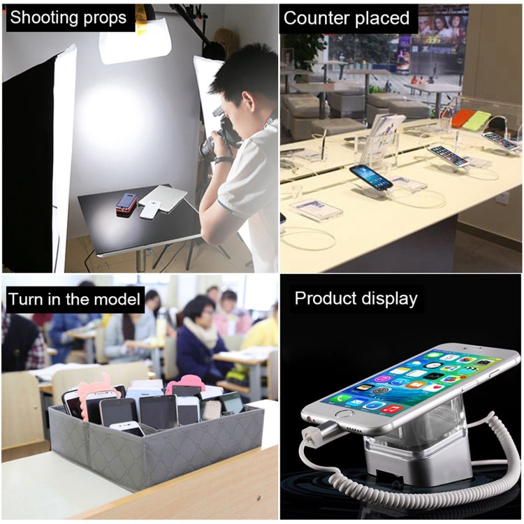 Universal Mobile Phone Burglar Alarm Display Holder / Anti-theft Display Stand with Remote Controller & Type-C / USB Port Port - Security Display Holders by PMc TechLife | Online Shopping South Africa | PMc TechLife | Buy Now Pay Later Mobicred