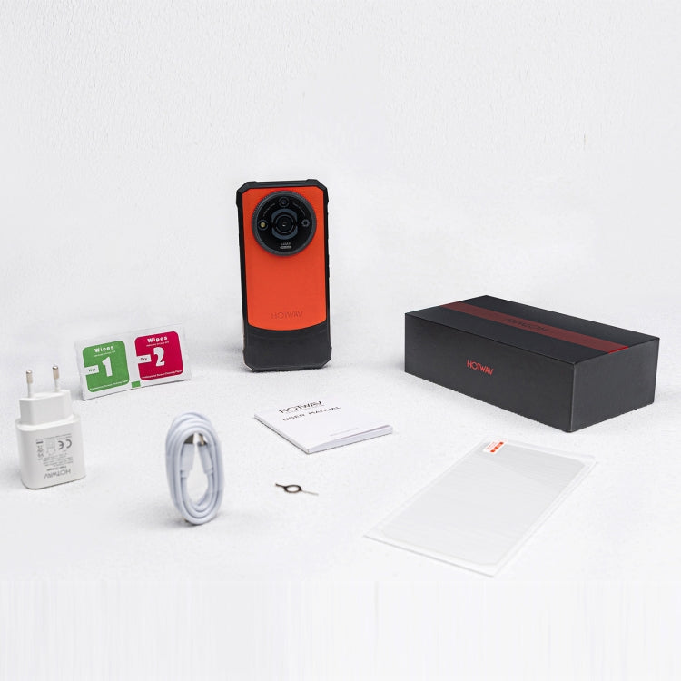 HOTWAV T7 Pro Rugged Phone, 6GB+256GB, 6280mAh, 6.6 inch Android 13 MT8788 Octa Core, Network: 4G, OTG (Orange) - free shipping - PMC TechLife - Order now!