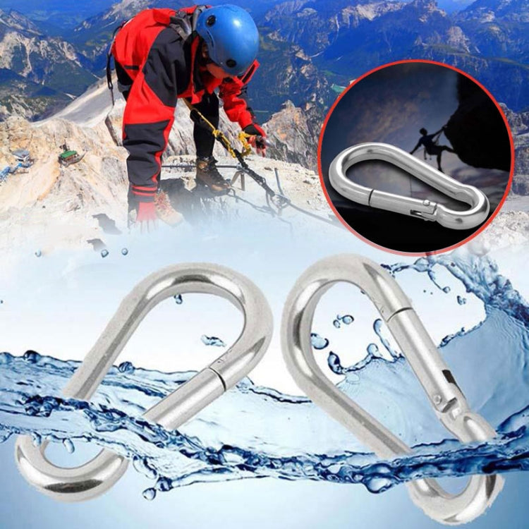 M11 Stainless Steel Carabiner Spring Hook Multi-tool Mountaineering Buckle Lock Camping Hook Rope, Inner Diameter: 10.84mm - Hooks by PMC TechLife | Online Shopping South Africa | PMC TechLife | Buy Now Pay Later Mobicred