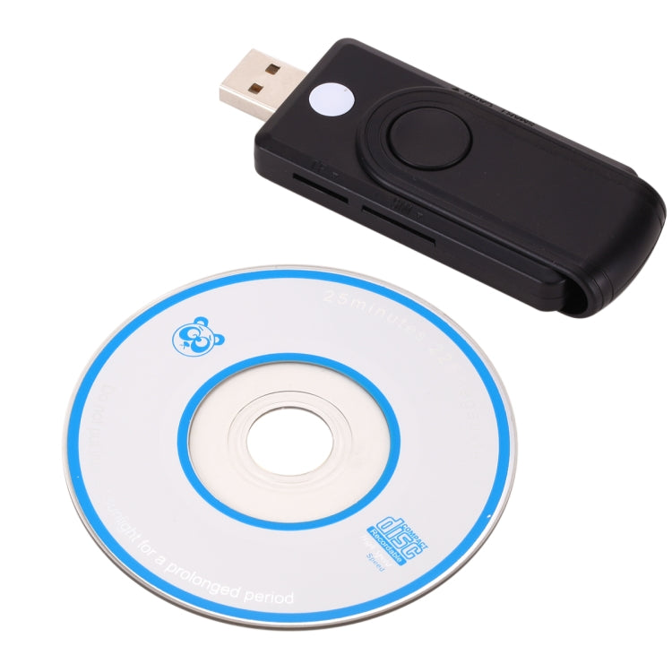 USB 2.0 Smart Card Reader - by PMC Jewellery | Online Shopping South Africa | PMC Jewellery | Buy Now Pay Later Mobicred