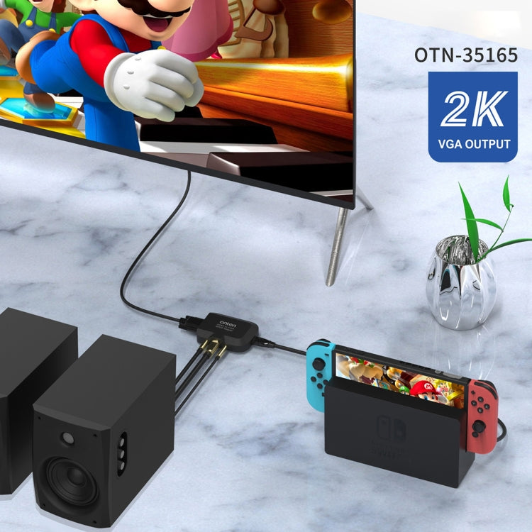 Onten 35165 HDMI to VGA + Optical Audio Converter for Speaker / TV / Computer - free shipping - PMC Jewellery - Order now!