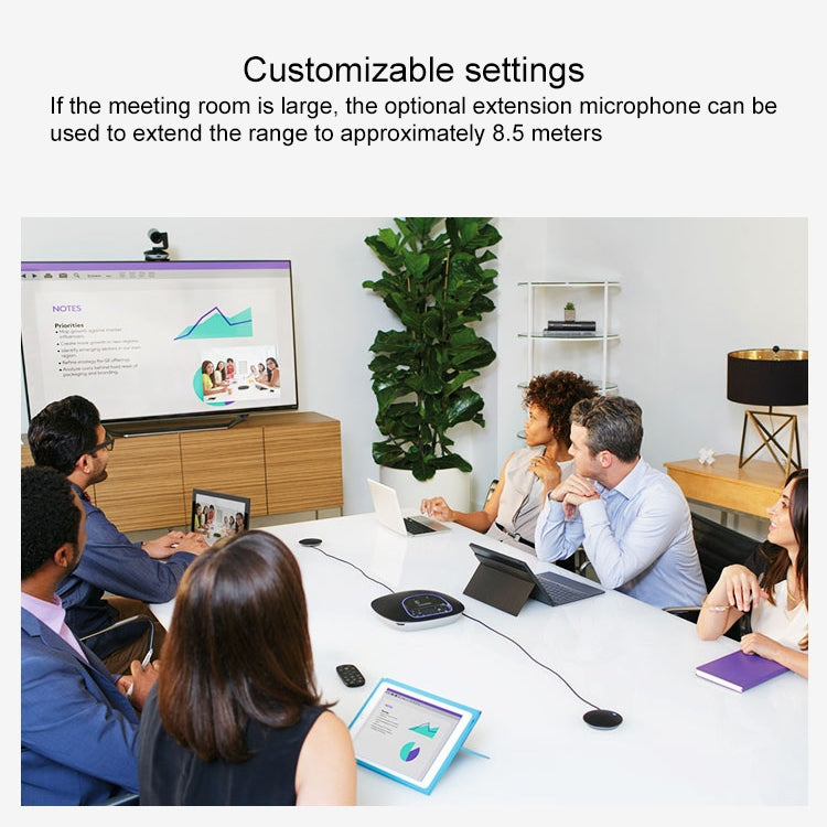 Logitech CC3500e Extended Microphone STMP100 Conference System Omnidirectional Mic(Black) - free shipping - PMc TechLife - Order now!