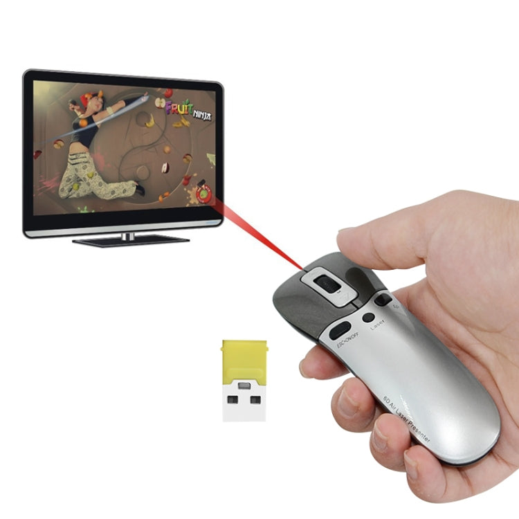 PR-05 2.4G Wireless 6D Gyroscope Fly Air Mouse Laser Pointer Pen Presenter for PC / Laptop Teaching Conference Speech - by PMC Jewellery | Online Shopping South Africa | PMC Jewellery | Buy Now Pay Later Mobicred