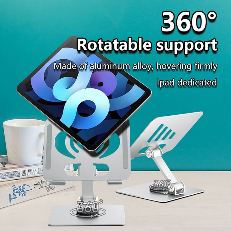 L-14 Aluminum Alloy Foldable Rotating Laptop/Tablet Stand(Green) - Laptop Stand by PMC Jewellery | Online Shopping South Africa | PMC Jewellery | Buy Now Pay Later Mobicred
